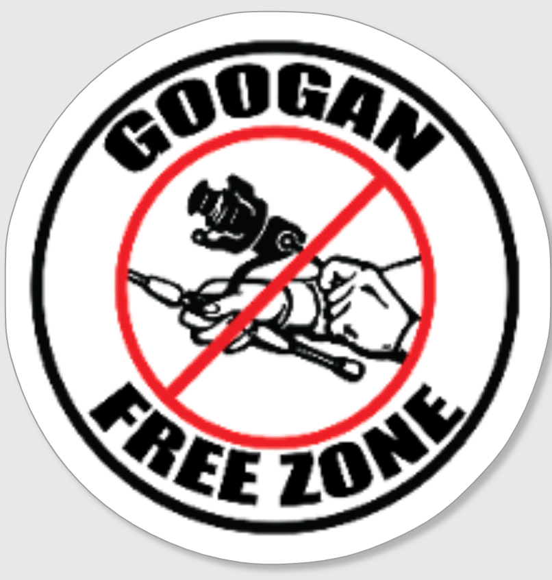Googan Free Zone Sticker